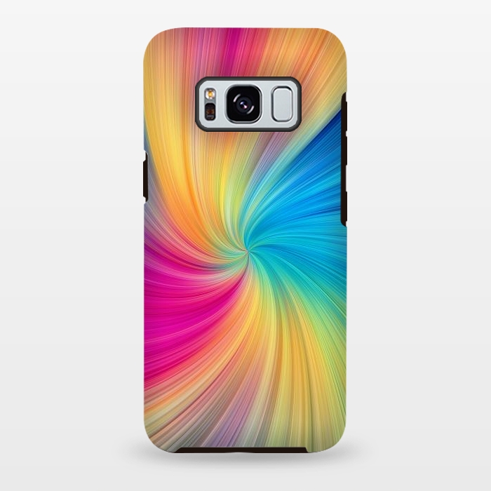 Galaxy S8 plus StrongFit Rainbow Abstract Design by Art Design Works