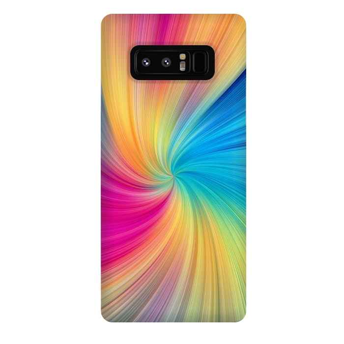 Galaxy Note 8 StrongFit Rainbow Abstract Design by Art Design Works
