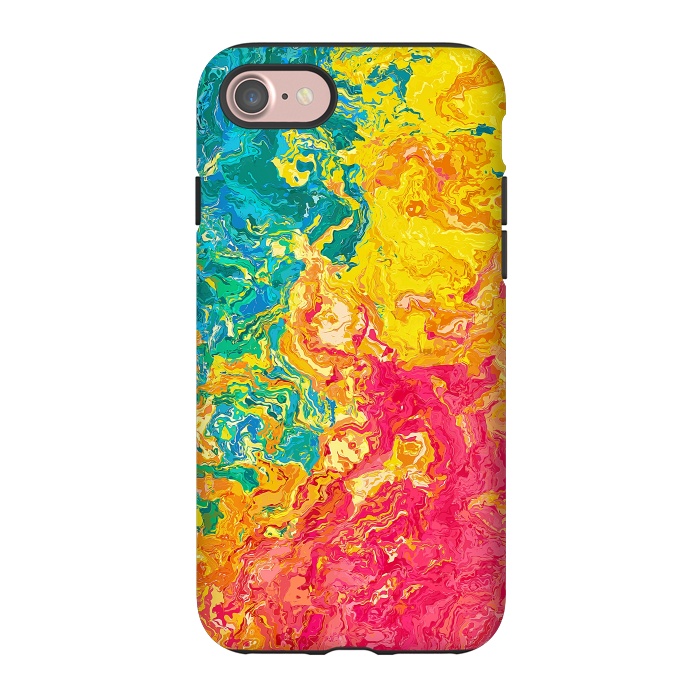 iPhone 7 StrongFit Rainbow Abstract Painting I by Art Design Works