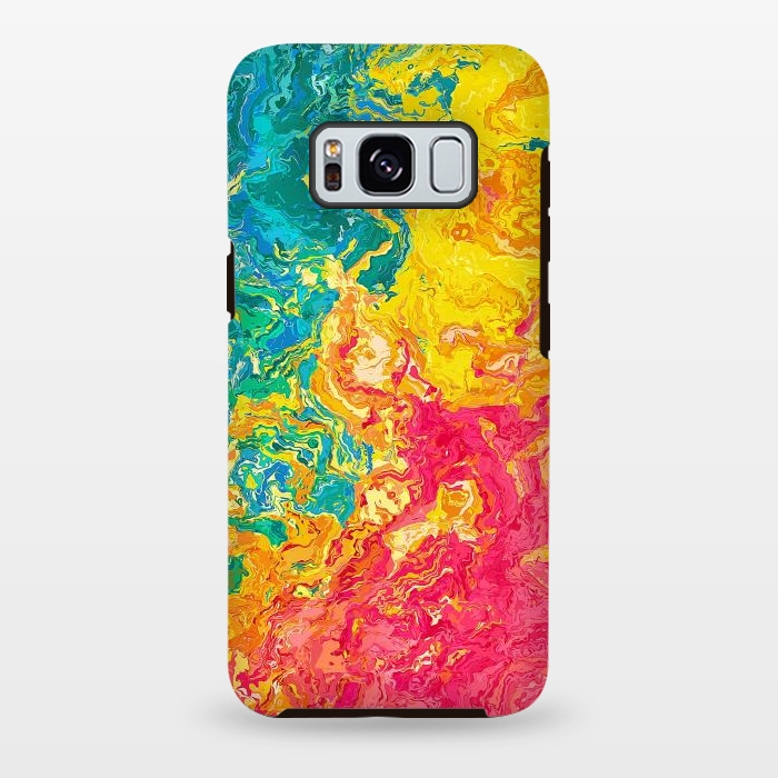 Galaxy S8 plus StrongFit Rainbow Abstract Painting I by Art Design Works