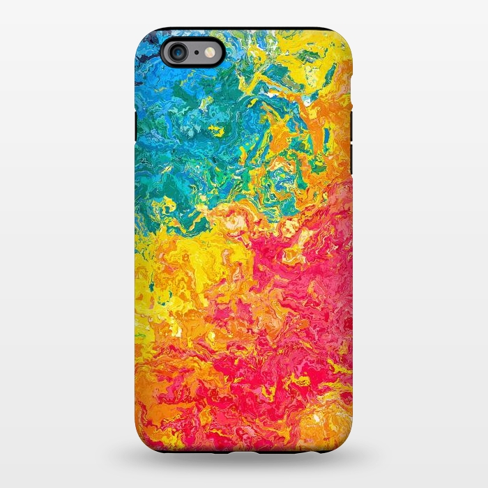 iPhone 6/6s plus StrongFit Rainbow Abstract Painting II by Art Design Works