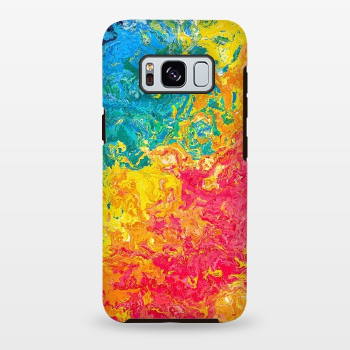 Galaxy S8 plus StrongFit Rainbow Abstract Painting II by Art Design Works