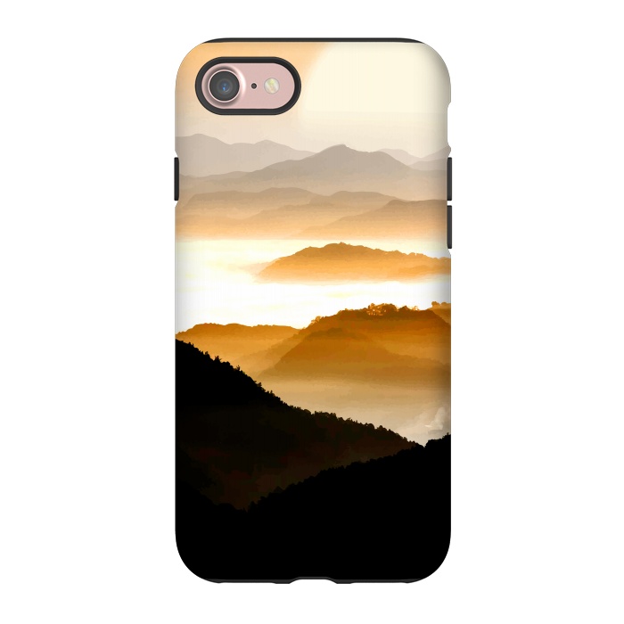 iPhone 7 StrongFit Sunrise Mountain by Creativeaxle