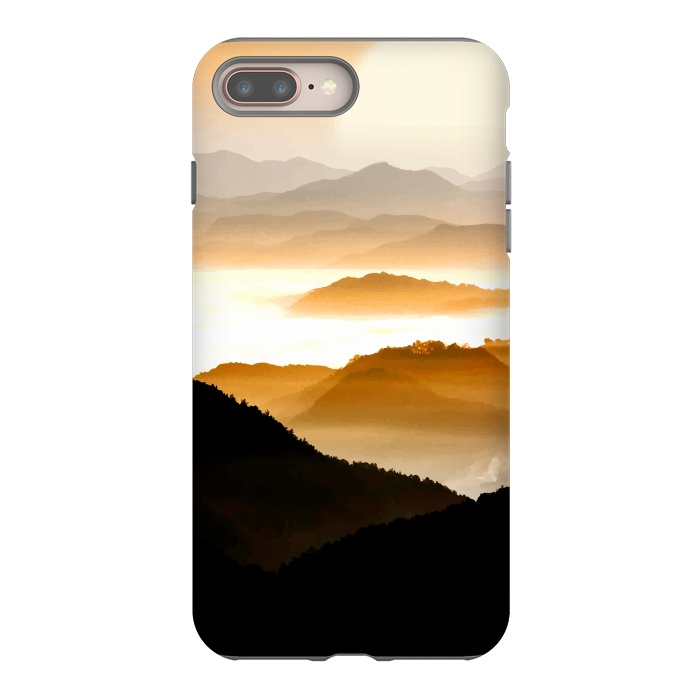 iPhone 7 plus StrongFit Sunrise Mountain by Creativeaxle