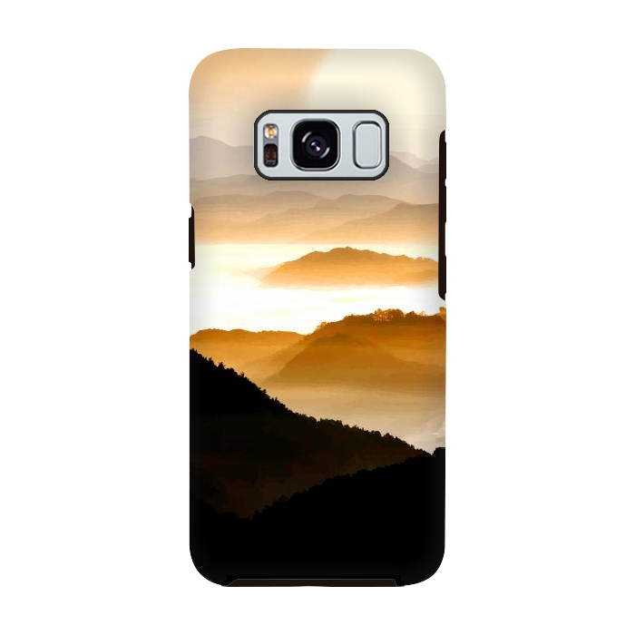 Galaxy S8 StrongFit Sunrise Mountain by Creativeaxle