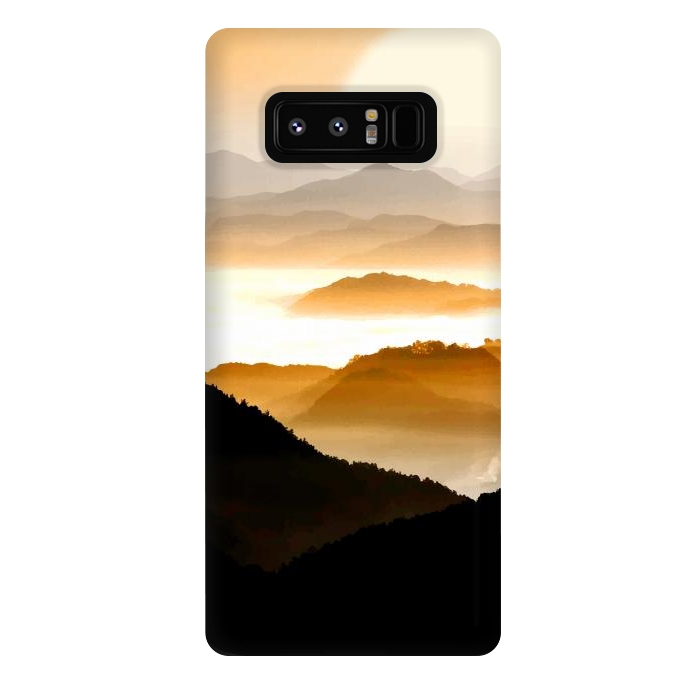 Galaxy Note 8 StrongFit Sunrise Mountain by Creativeaxle