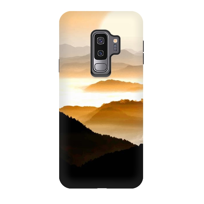 Galaxy S9 plus StrongFit Sunrise Mountain by Creativeaxle