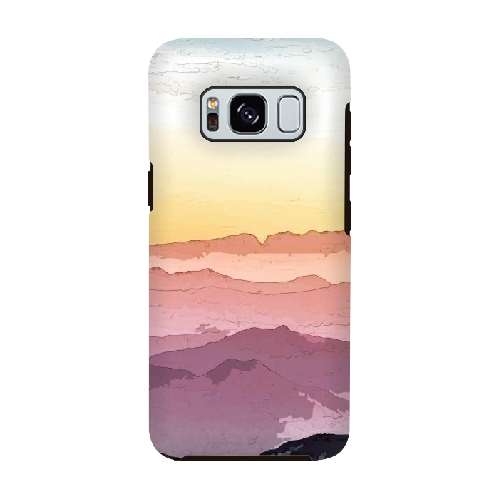 Galaxy S8 StrongFit Mountain Waves by Creativeaxle
