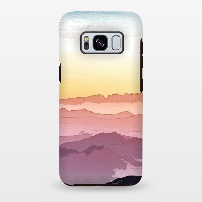 Galaxy S8 plus StrongFit Mountain Waves by Creativeaxle
