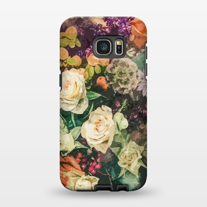Galaxy S7 EDGE StrongFit Floral Bunch by Creativeaxle