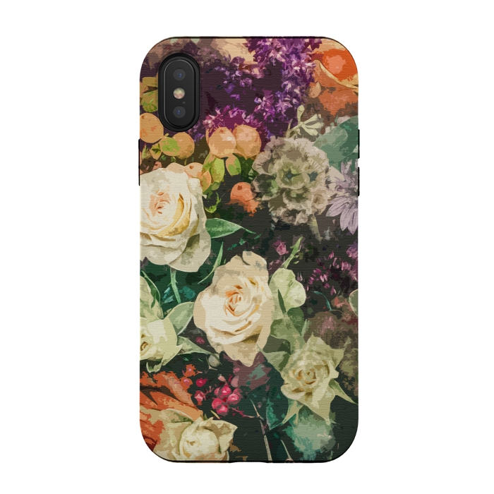 iPhone Xs / X StrongFit Floral Bunch by Creativeaxle