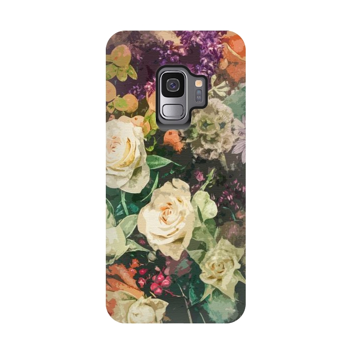 Galaxy S9 StrongFit Floral Bunch by Creativeaxle