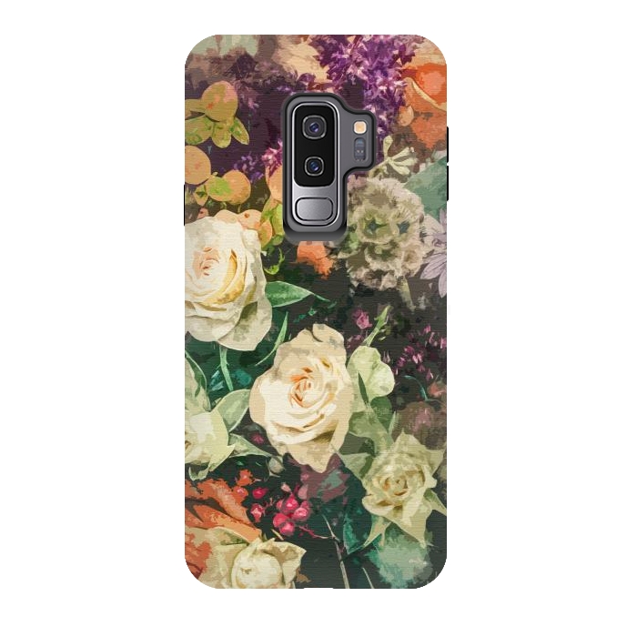Galaxy S9 plus StrongFit Floral Bunch by Creativeaxle