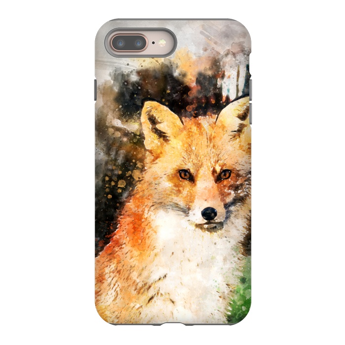 iPhone 7 plus StrongFit Clever Fox by Creativeaxle