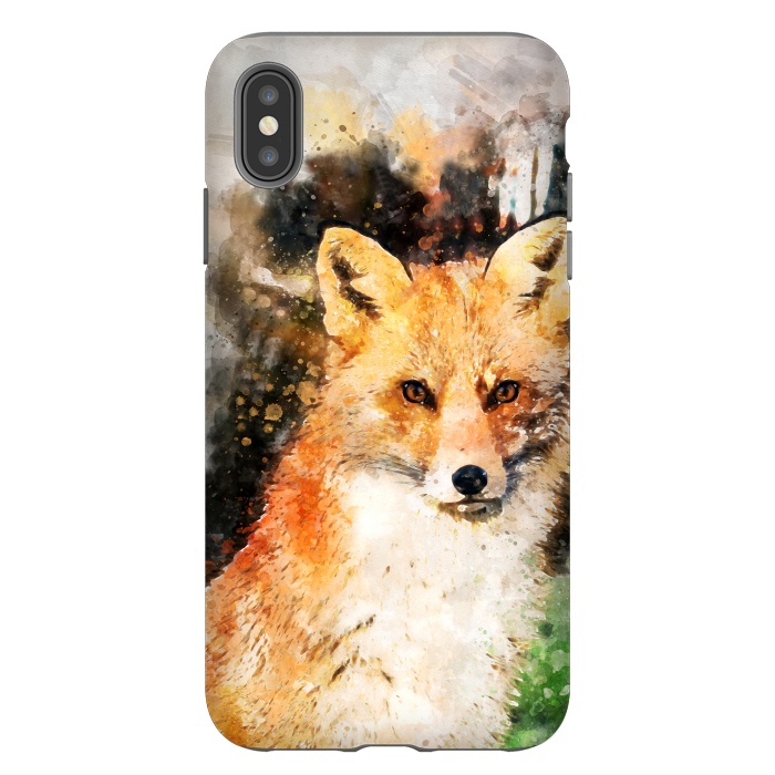 iPhone Xs Max StrongFit Clever Fox by Creativeaxle