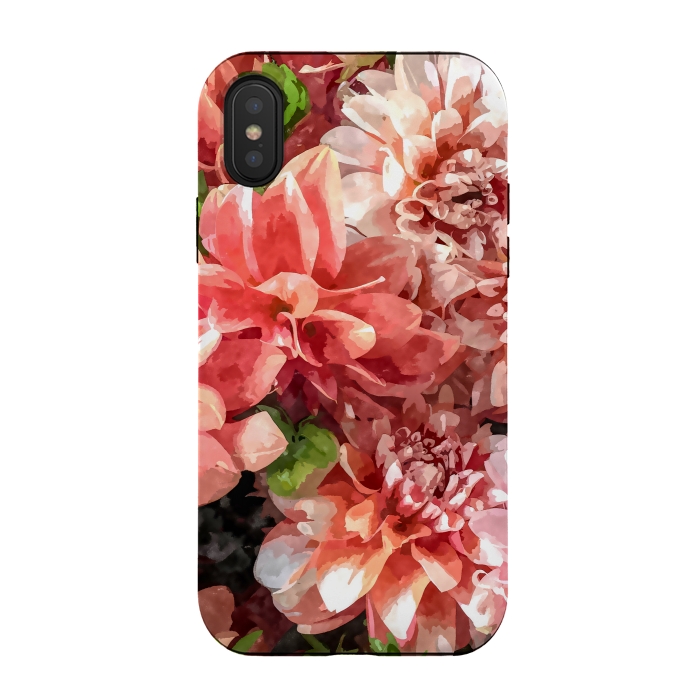 iPhone Xs / X StrongFit Beauty in Dahlia by Creativeaxle