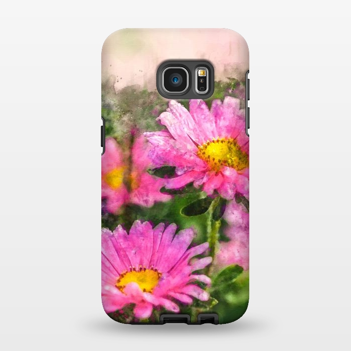 Galaxy S7 EDGE StrongFit Pink Queen by Creativeaxle