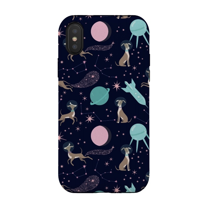 iPhone Xs / X StrongFit Dogs in Space  by  Utart