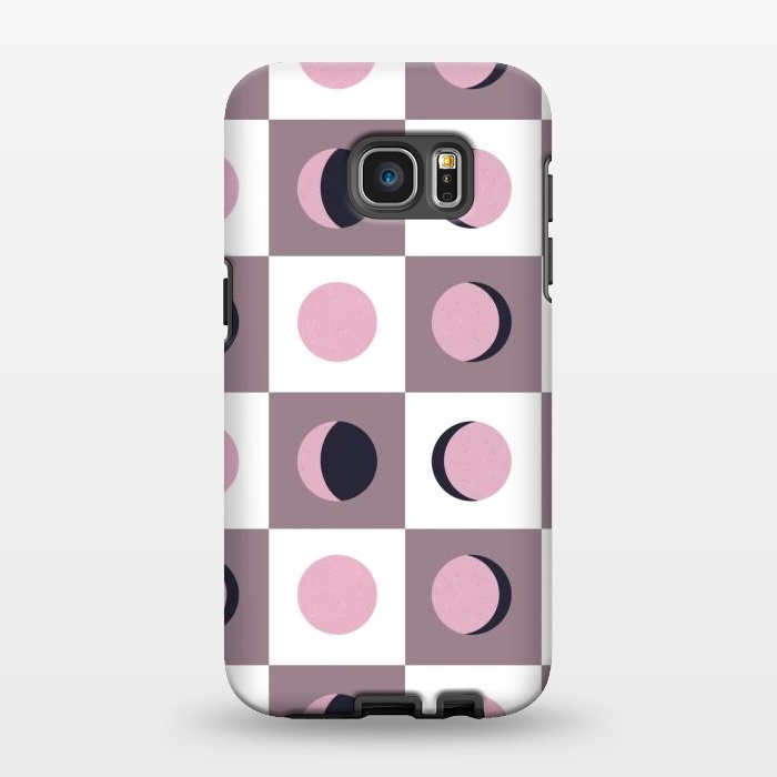Galaxy S7 EDGE StrongFit Pink Moons by  Utart