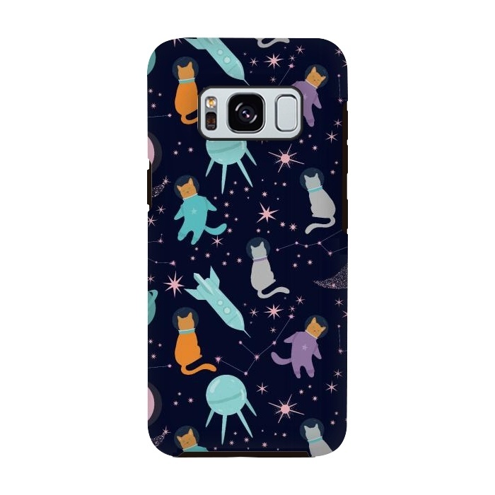 Galaxy S8 StrongFit Cats in space by  Utart
