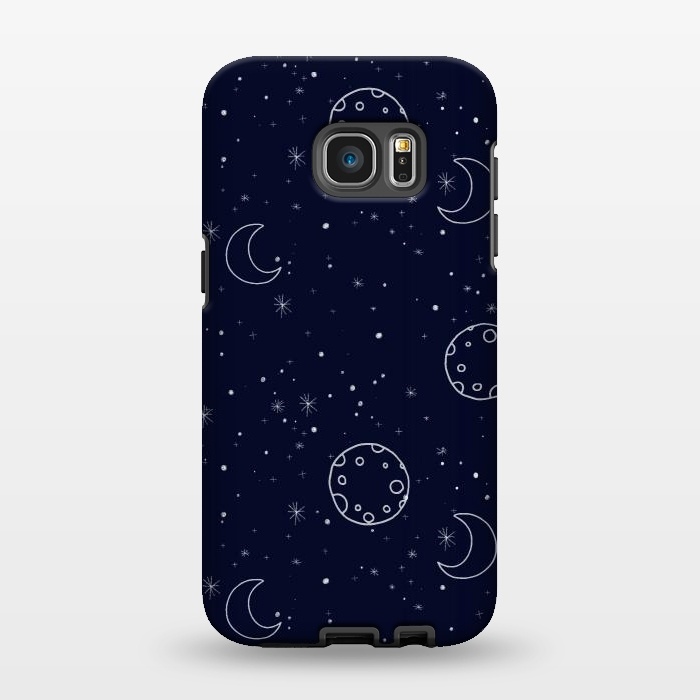 Galaxy S7 EDGE StrongFit Moon and Stars by  Utart