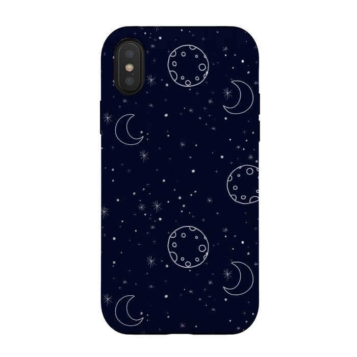 iPhone Xs / X StrongFit Moon and Stars by  Utart