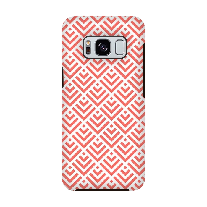 Galaxy S8 StrongFit Living Coral Pattern I by Art Design Works