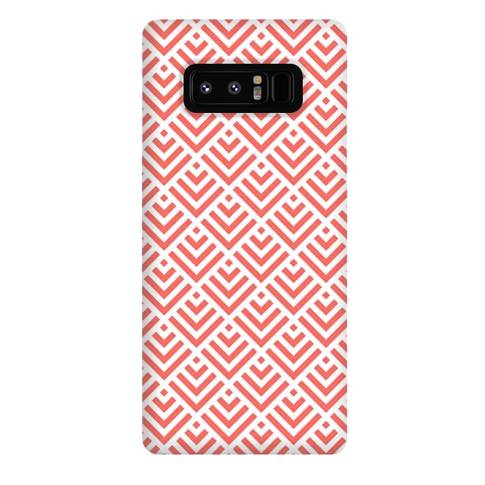 Galaxy Note 8 StrongFit Living Coral Pattern I by Art Design Works