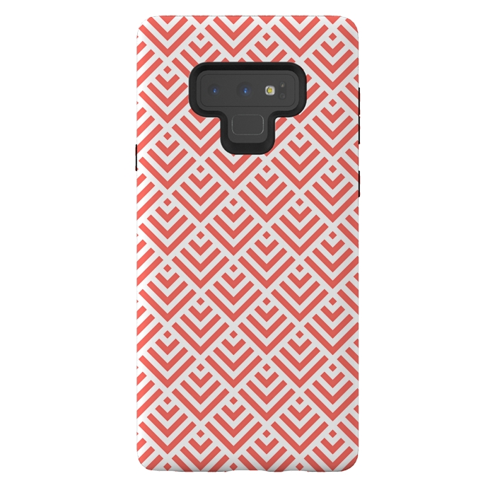 Galaxy Note 9 StrongFit Living Coral Pattern I by Art Design Works