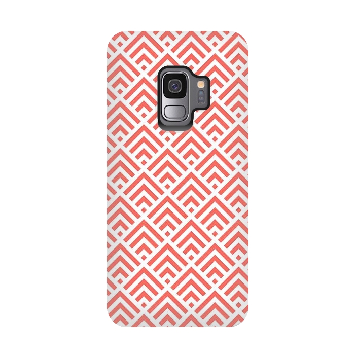Galaxy S9 StrongFit Living Coral Pattern II by Art Design Works