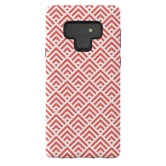 Galaxy Note 9 StrongFit Living Coral Pattern II by Art Design Works