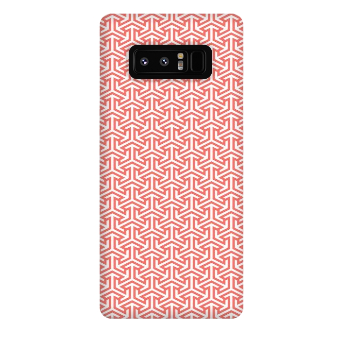 Galaxy Note 8 StrongFit Living Coral Pattern III by Art Design Works
