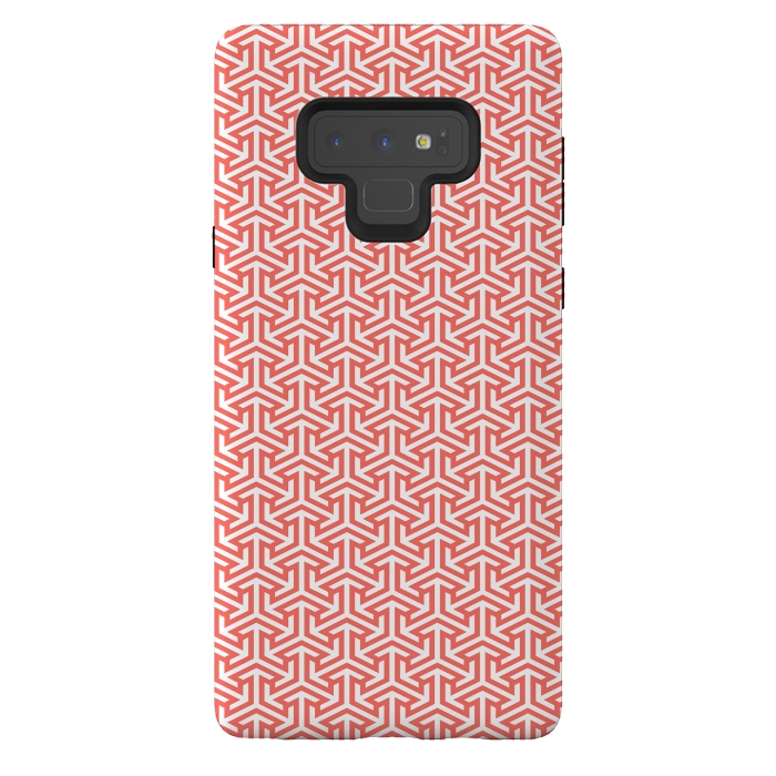 Galaxy Note 9 StrongFit Living Coral Pattern III by Art Design Works