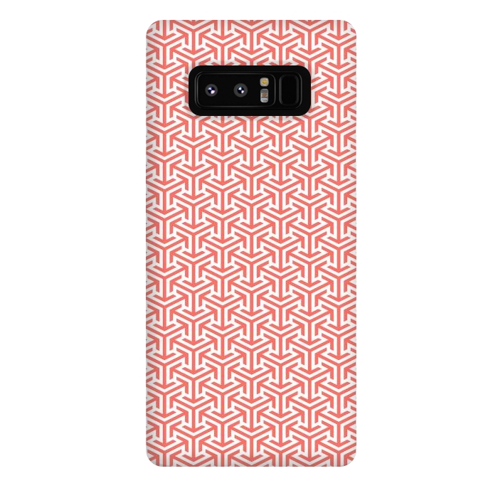 Galaxy Note 8 StrongFit Living Coral Pattern IV by Art Design Works