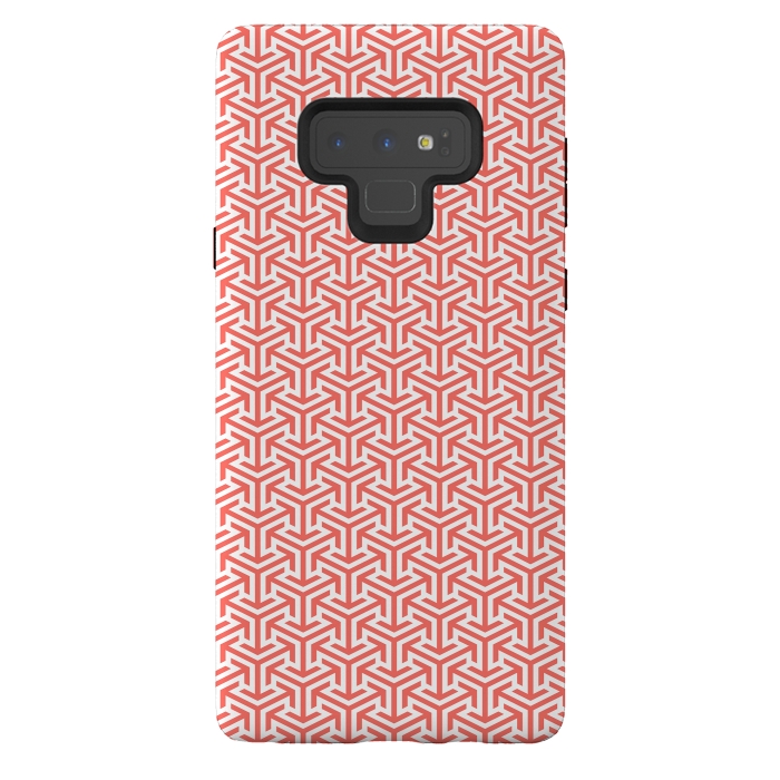 Galaxy Note 9 StrongFit Living Coral Pattern IV by Art Design Works