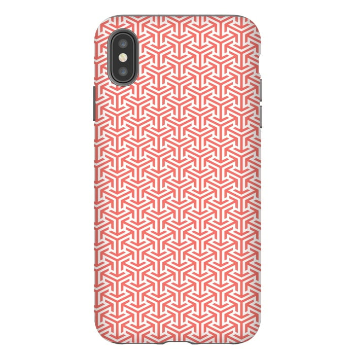 iPhone Xs Max StrongFit Living Coral Pattern IV by Art Design Works