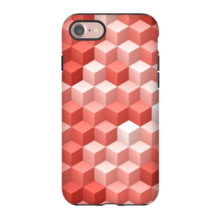 iPhone 7 StrongFit Living Coral Pattern V by Art Design Works