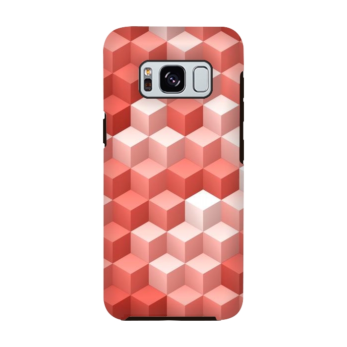 Galaxy S8 StrongFit Living Coral Pattern V by Art Design Works