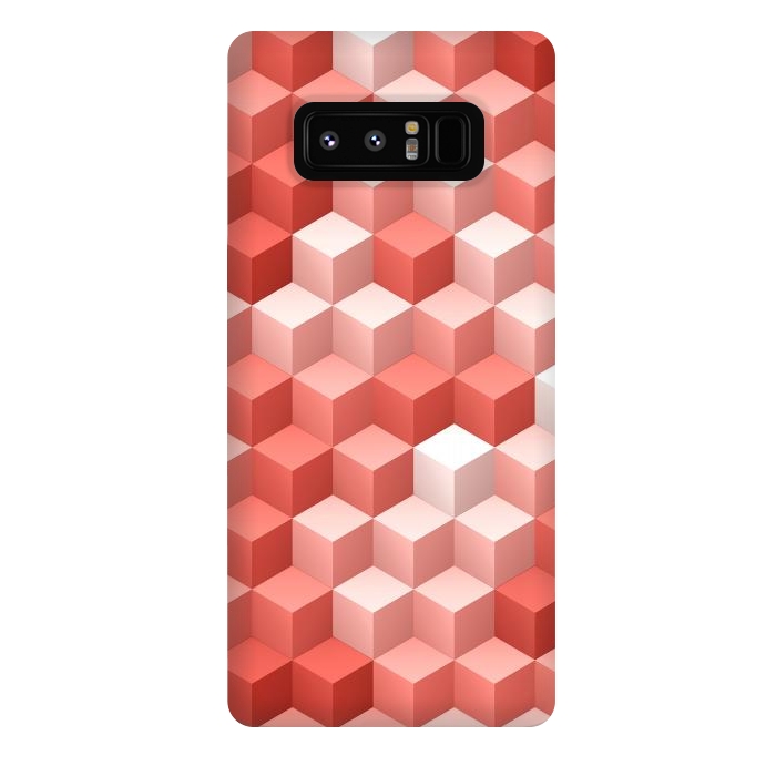Galaxy Note 8 StrongFit Living Coral Pattern V by Art Design Works