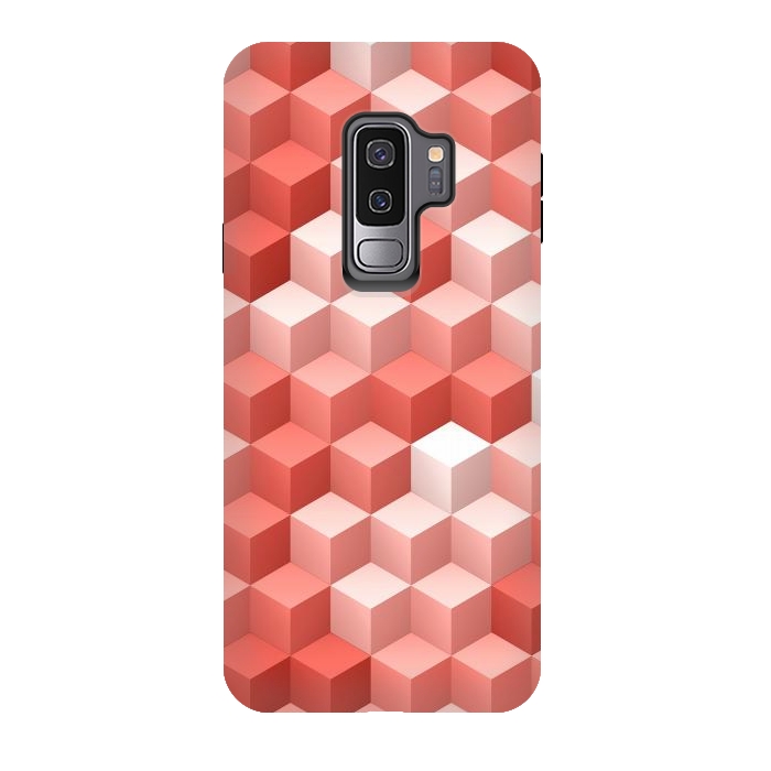 Galaxy S9 plus StrongFit Living Coral Pattern V by Art Design Works