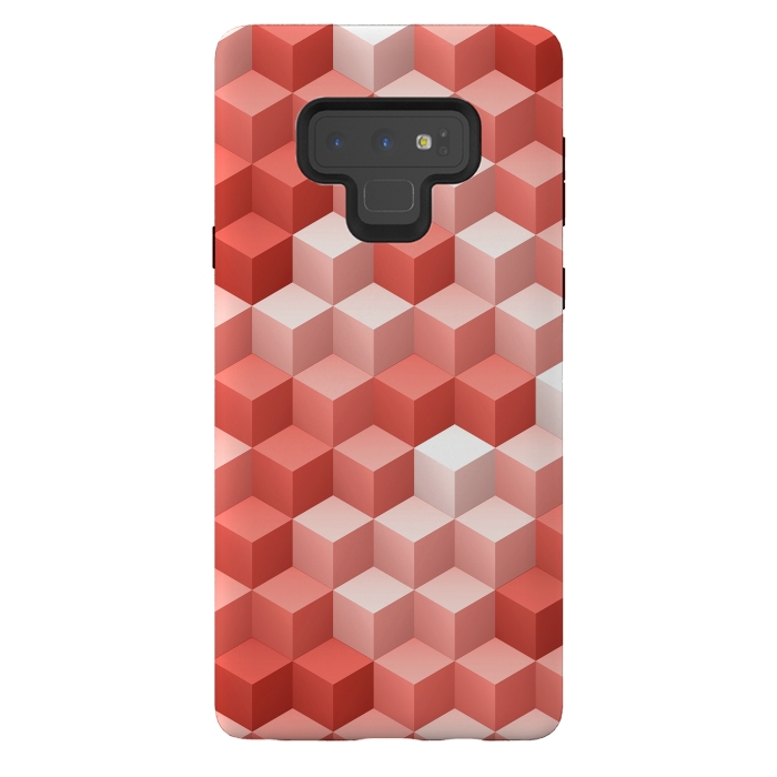 Galaxy Note 9 StrongFit Living Coral Pattern V by Art Design Works