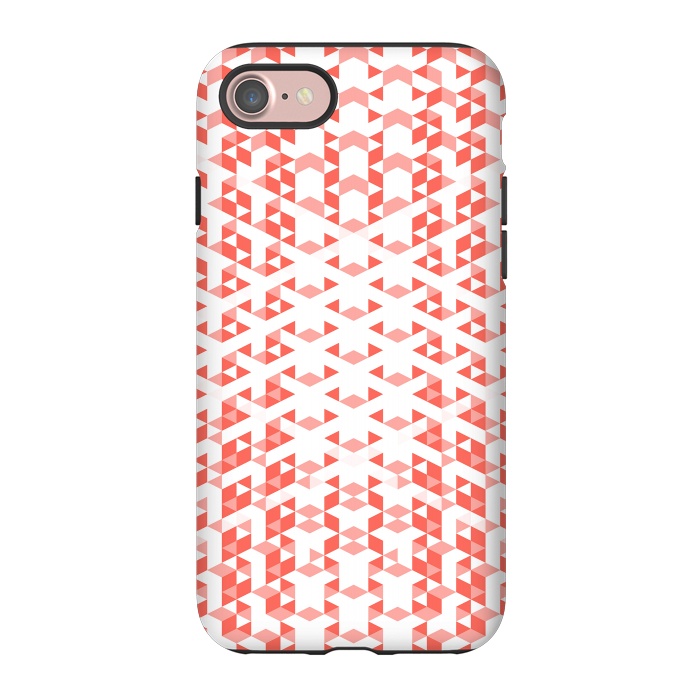 iPhone 7 StrongFit Living Coral Pattern VI by Art Design Works