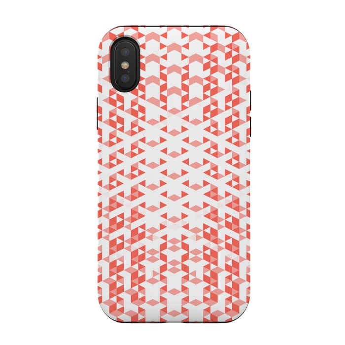 iPhone Xs / X StrongFit Living Coral Pattern VI by Art Design Works