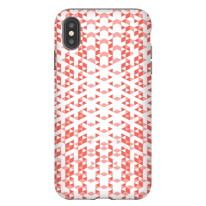 iPhone Xs Max StrongFit Living Coral Pattern VI by Art Design Works