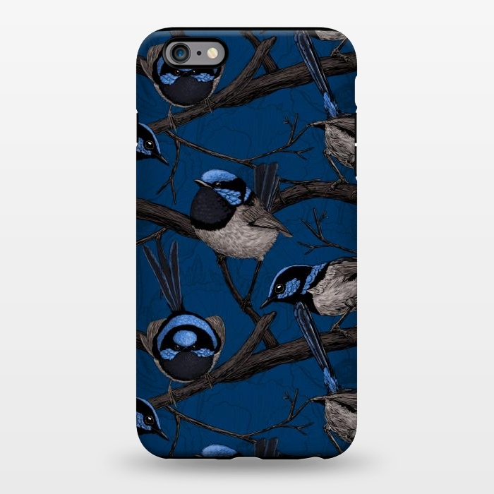 iPhone 6/6s plus StrongFit Night fairy wrens by Katerina Kirilova