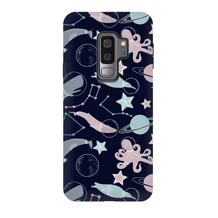 Galaxy S9 plus StrongFit Ocean animals in space by  Utart