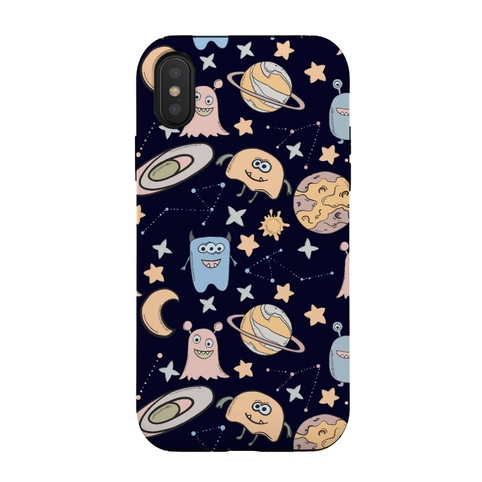 iPhone Xs / X StrongFit Monster in Space by  Utart