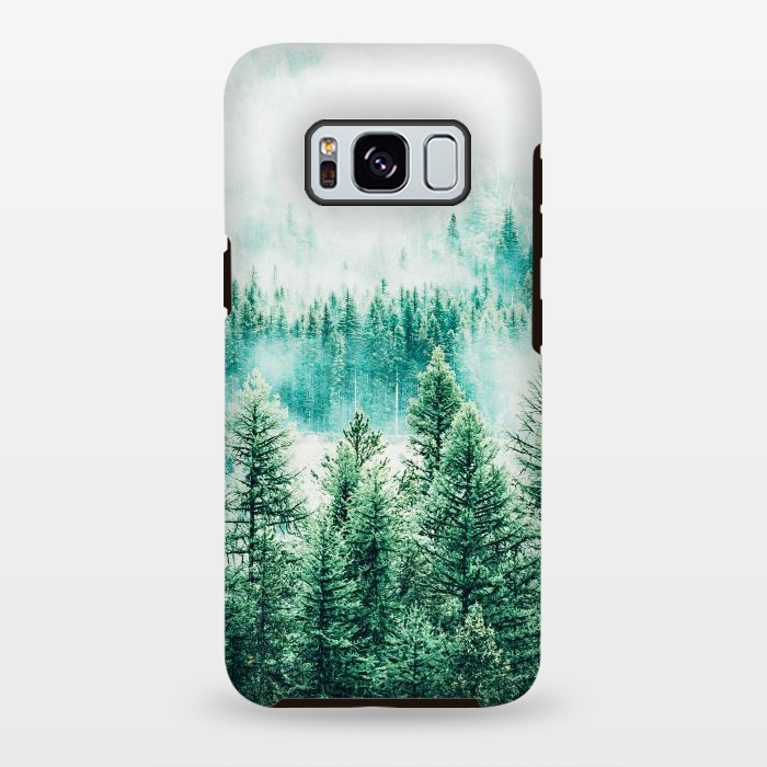 Galaxy S8 plus StrongFit Forest and Fog by Uma Prabhakar Gokhale