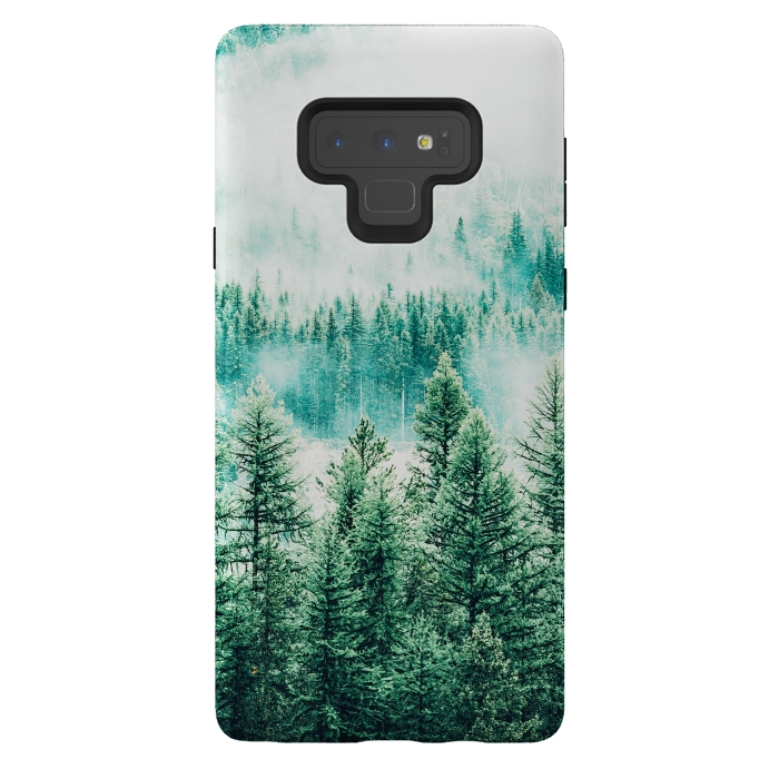 Galaxy Note 9 StrongFit Forest and Fog by Uma Prabhakar Gokhale