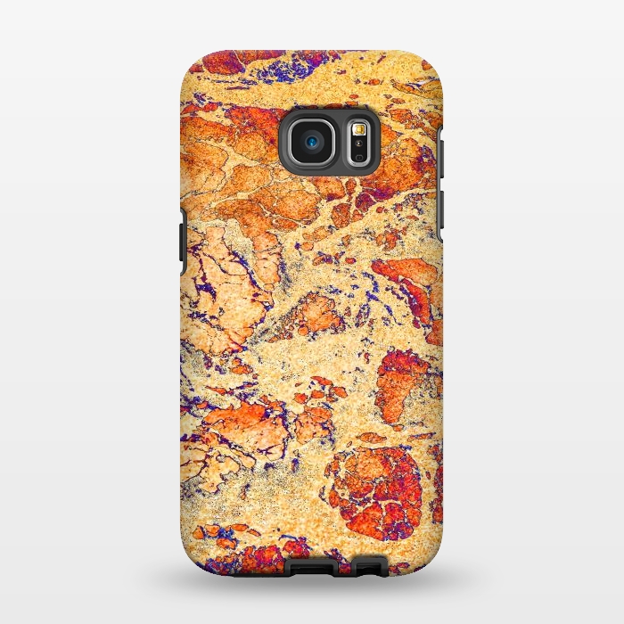 Galaxy S7 EDGE StrongFit Abstract Gold by Creativeaxle